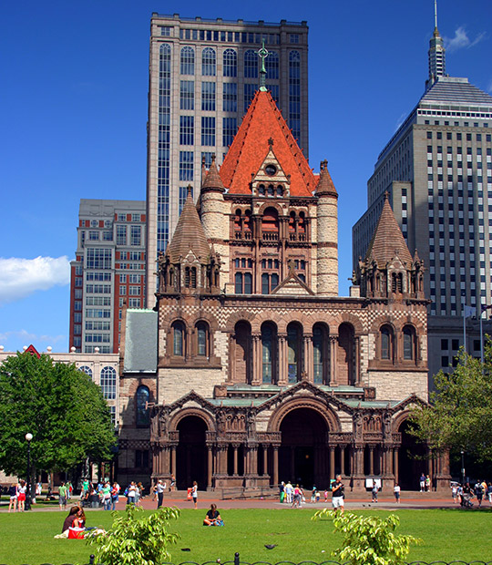 Copley Square and Trinity Church, Boston