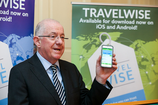 In June 2016, the Department’s Consular Directorate launched a new, innovative and citizen-focused smartphone app - TravelWise.