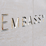 Embassy sign