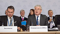 Tánaiste addressing OSCE Ministerial