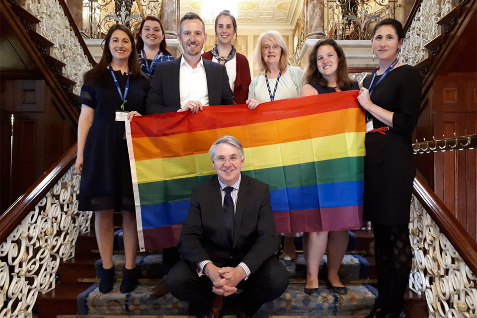 Iveagh House joins Dublin Pride celebrations