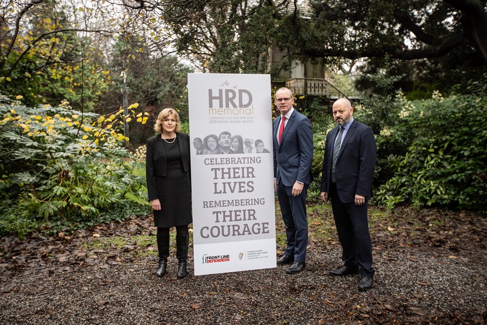 Tánaiste announces Memorial to Human Rights Defenders