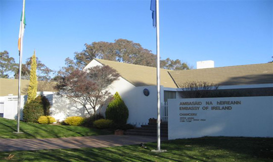 The Embassy of Ireland in Canberra, Australia