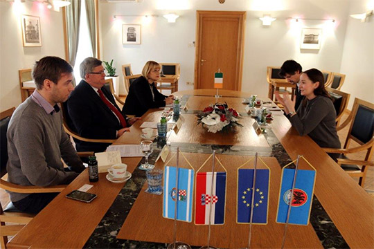 Meeting at City of Rijeka. Photo Credit: City of Rijeka.