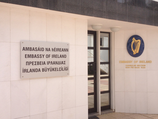 The Embassy of Ireland in Cyprus