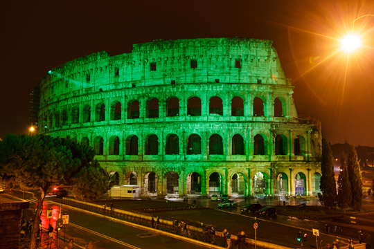 Greening of the Colosseum