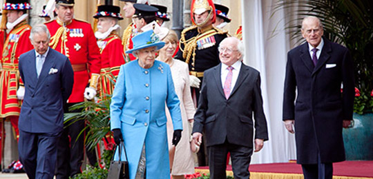 Irish State Visit, President Higgins and The Queen