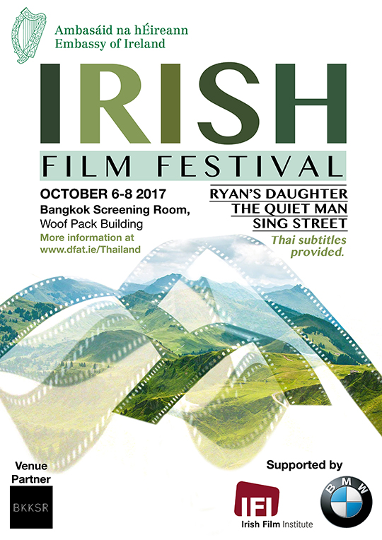 Irish Embassy presents first Irish Film Festival Bangkok Department