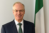 Ambassador John Neary. Embassy of Ireland, The Netherlands.