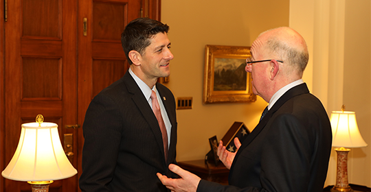 Minister Flanagan with Speaker Paul Ryan
