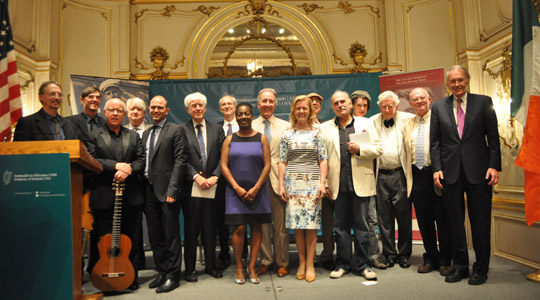 The Embassy held a combined celebration for Yeats Day and Bloomsday