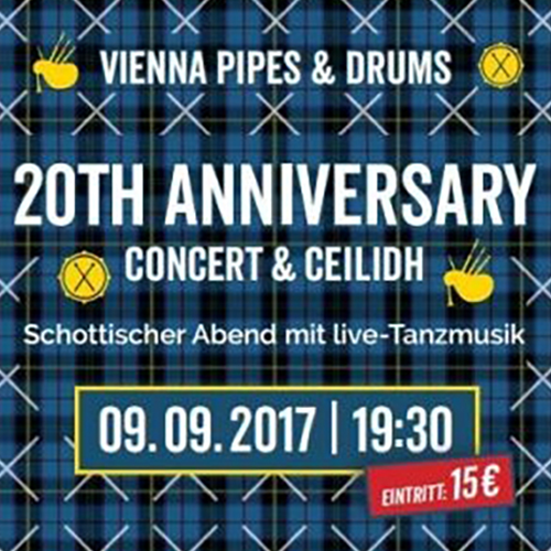 Vienna Pipes and Drums celebrate their 20th Anniversary