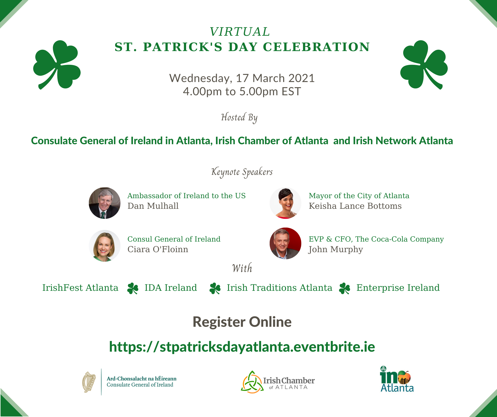 St. Patrick's Day Virtual Celebration