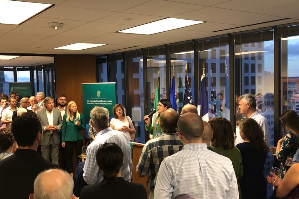 Irish community reception to mark arrival of the new Consul General of Ireland.