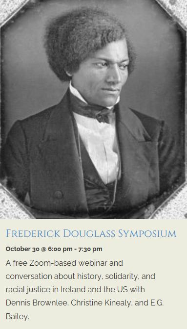 Oct 30th: Frederick Douglass Symposium at Celtic Arts Center, Minnesota