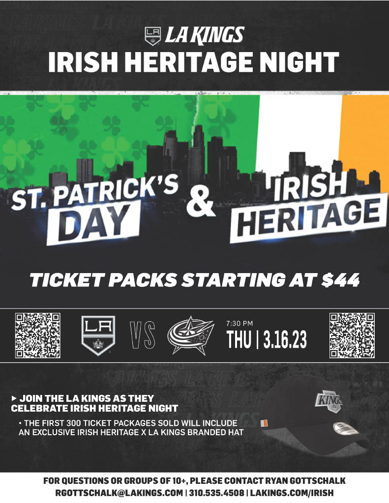 News Archive - LA Kings Irish heritage Night - Department of Foreign Affairs