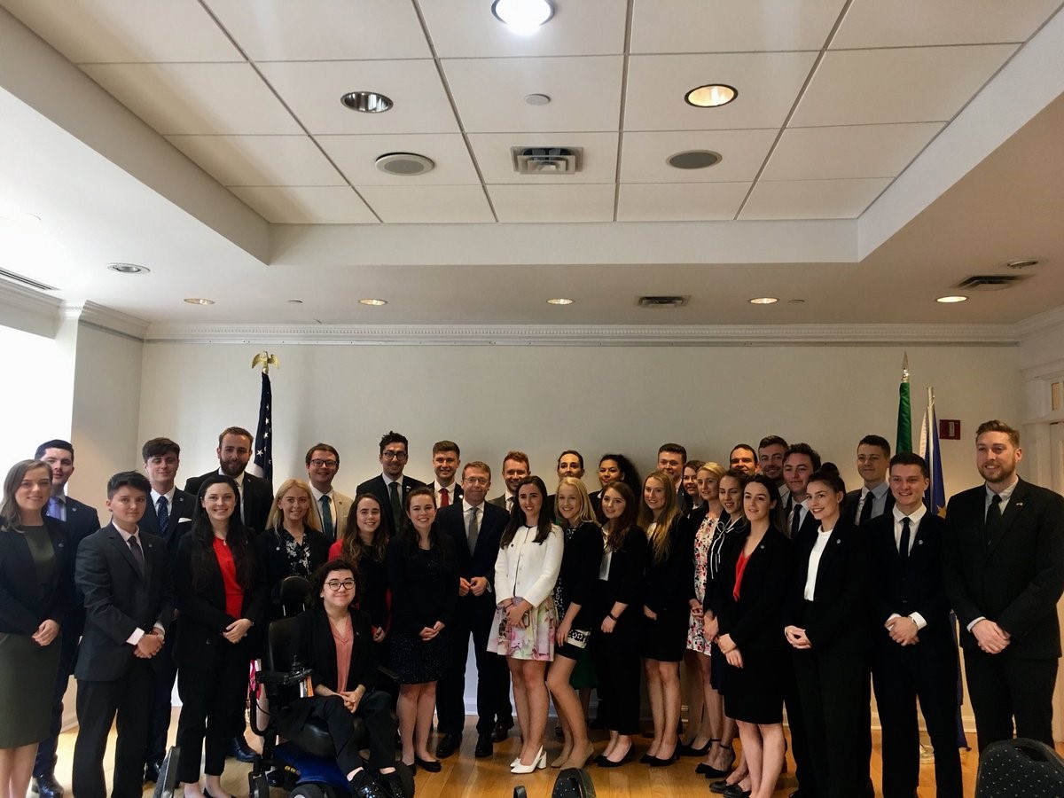 Washington Ireland Program visits the NY Consulate