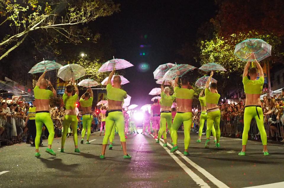 Sydney Queer Irish light up Oxford Street