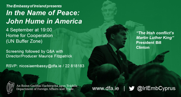 Screening of In the Name of Peace: John Hume in America