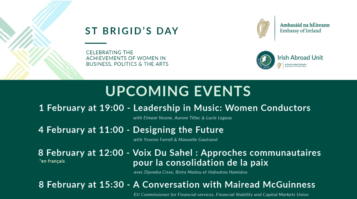 St. Brigid's Day 2021 - Programme of Events