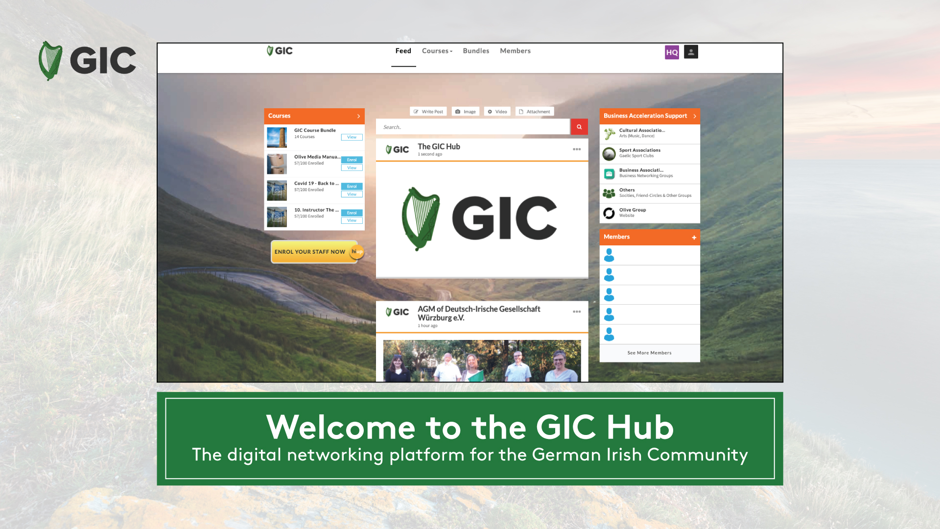 Launch of the German Irish Council Hub