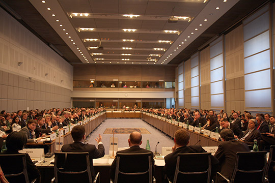 A negotiation session in the OSCE