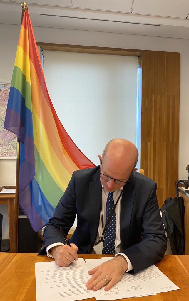 Ambassador signs an Open Letter of Support