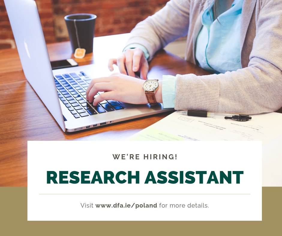 research assistant jobs dublin