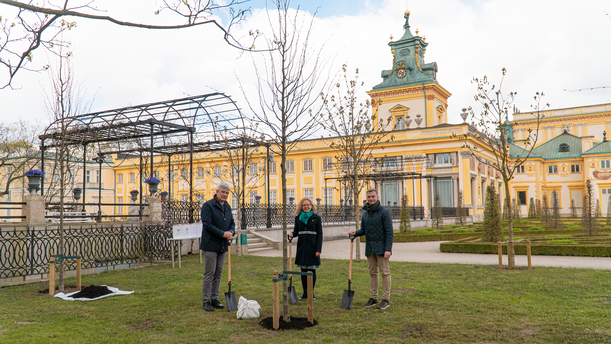 Tree Planting at Wilanów Palace Gardens, 26 April