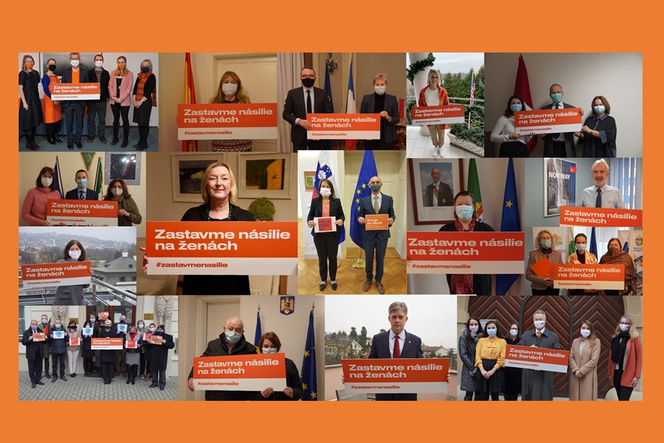 Embassy of Ireland supports the “Orange the World” campaign