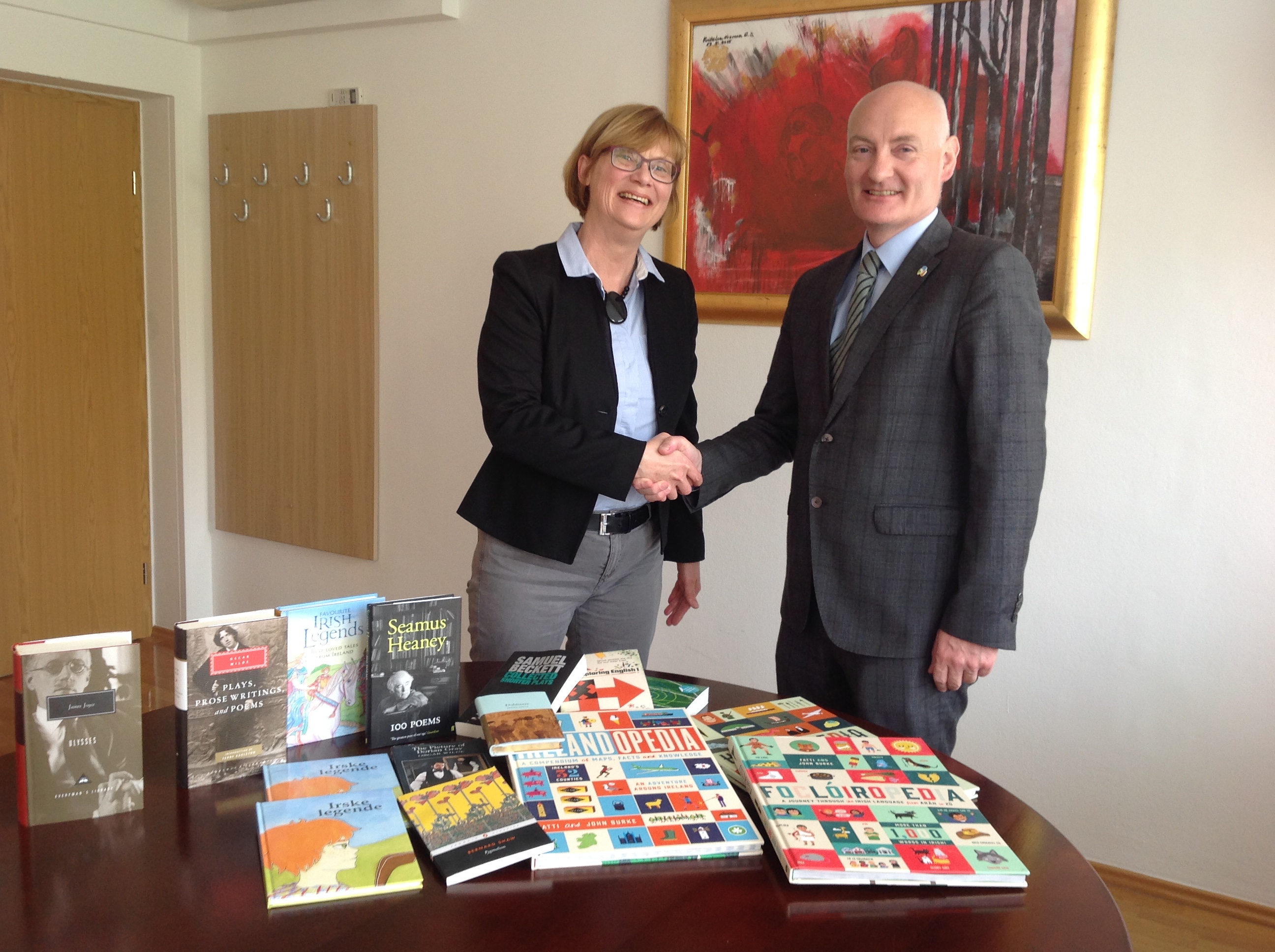 Sections dedicated to Ireland established in a number of city libraries in Slovenia and BiH