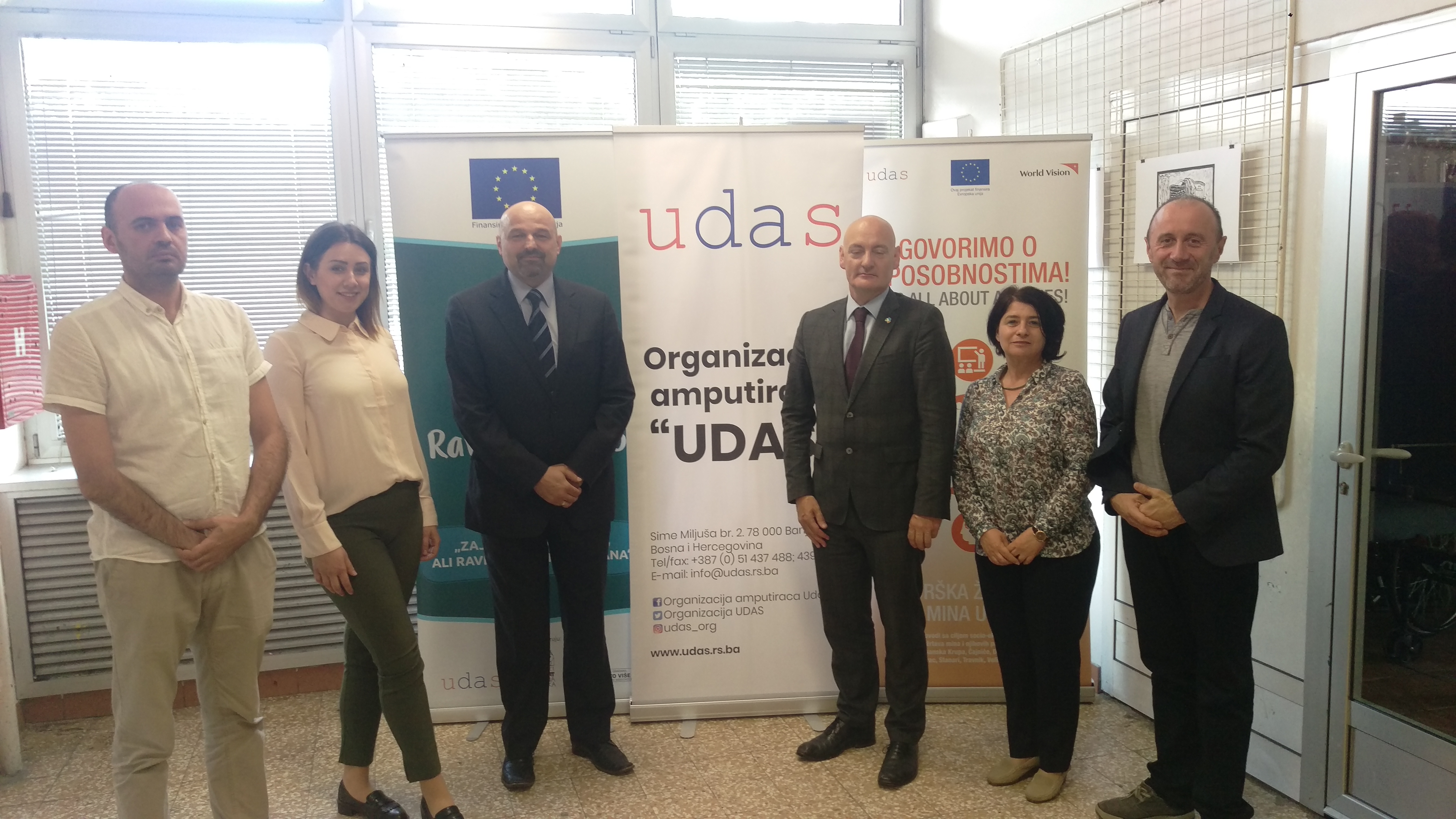Visit to UDAS/Mine Survivor Centre in Banja Luka 