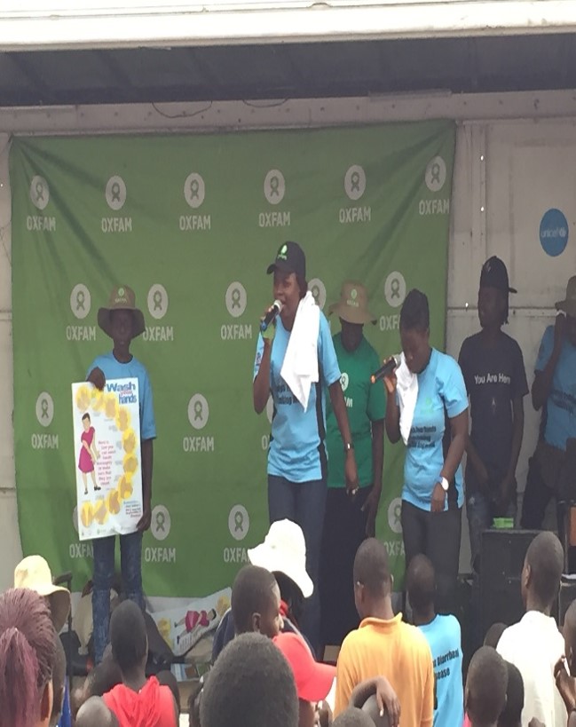 Edutainment by UNICEF/Oxfam to increase cholera awareness