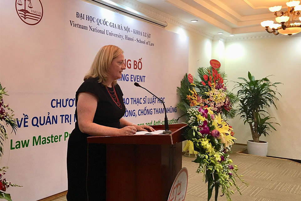 Ireland supports the first Masters’ in Law on State Governance and Anti-corruption at VNU Hanoi