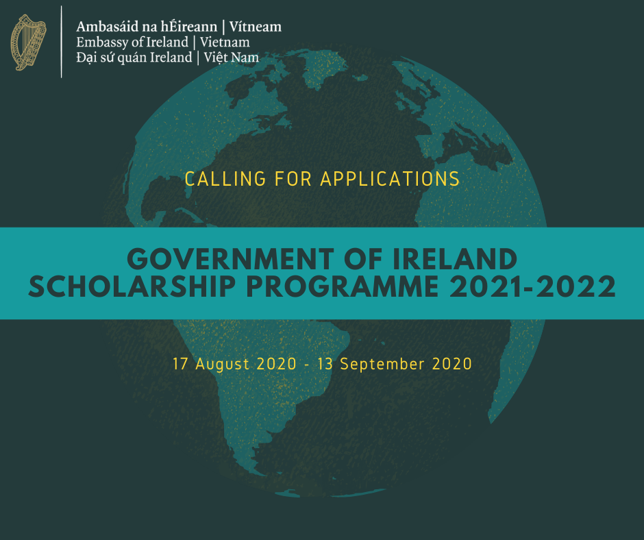 The Government of Ireland Scholarship programme 2021-2022