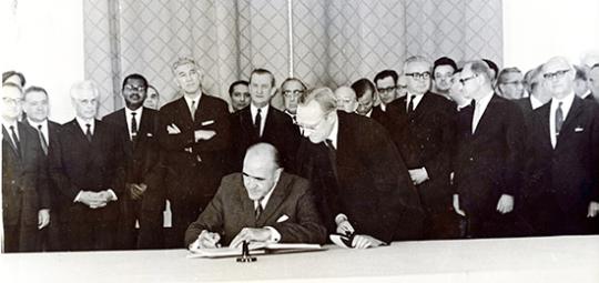 1968 Frank Aiken Nuclear Non-Proliferation Treaty